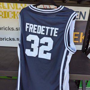 Jimmer Fredette Nike BYU Jersey Navy Blue/White Size XTRA Large Basketball College FRENLY BRICKS - Open 7 Days