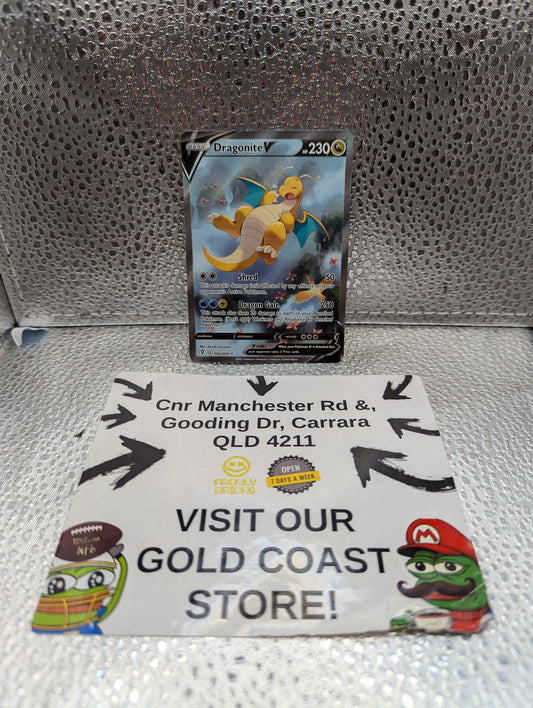 Dragonite V 192/203 SWSH Evolving Skies Alt Art Holo Ultra Rare Pokemon Card TCG FRENLY BRICKS - Open 7 Days