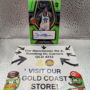 2020-21 Panini Select Basketball JARED BUTLER GREEN ROOKIE AUTO /99 FRENLY BRICKS - Open 7 Days