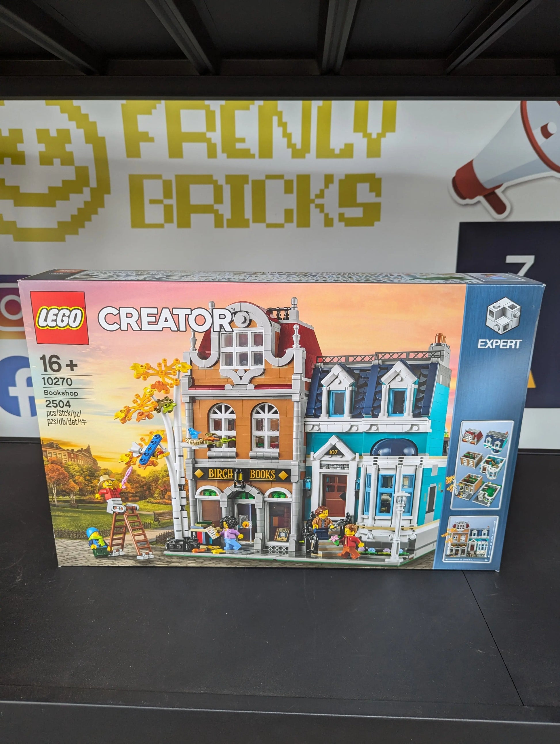 LEGO CREATOR 10270 Bookshop BNIB FRENLY BRICKS - Open 7 Days