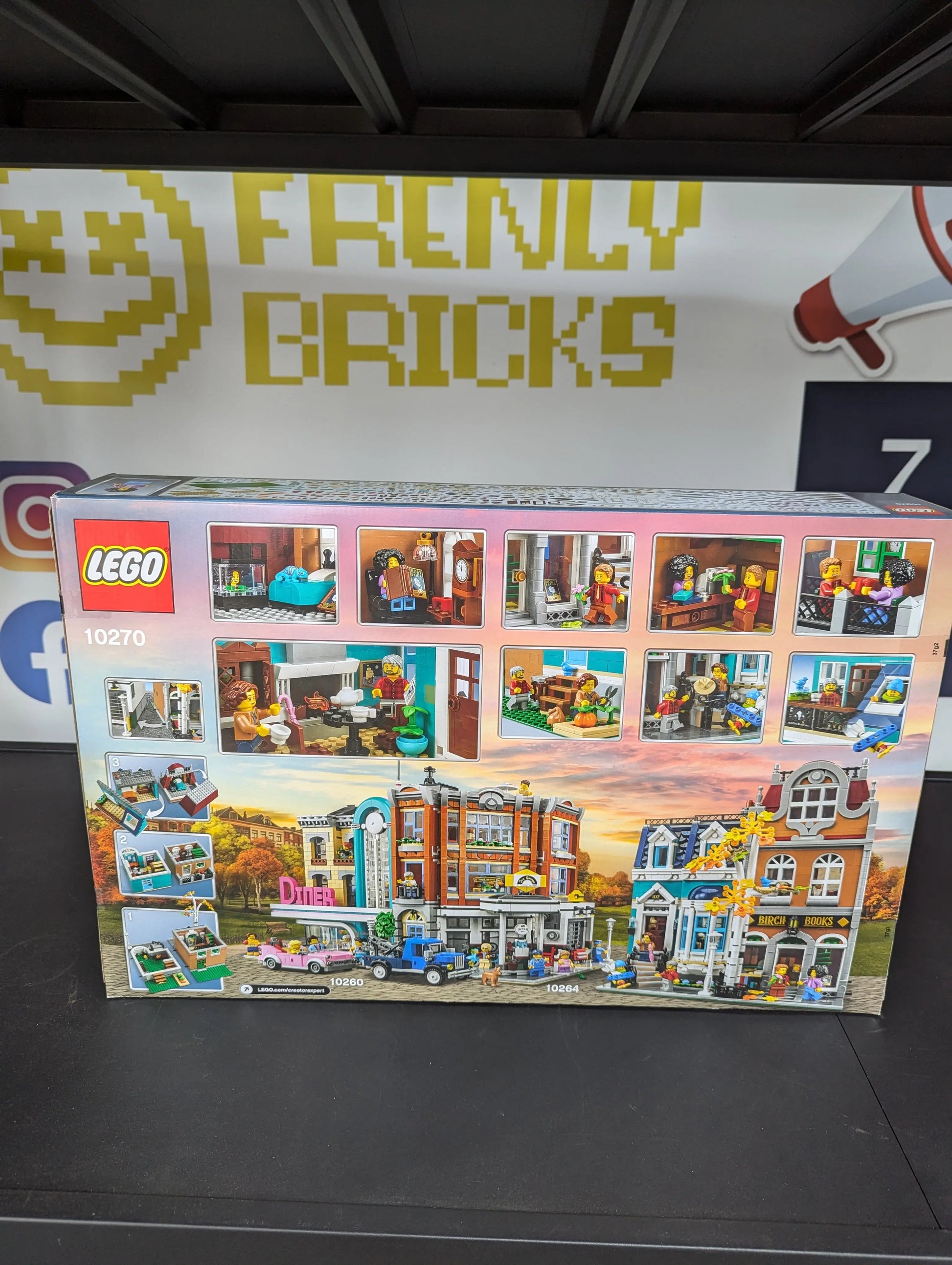 LEGO CREATOR 10270 Bookshop BNIB FRENLY BRICKS - Open 7 Days