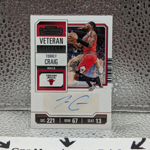 2023-24 Panini Contenders Basketball TORREY CRAIG Auto VETERAN FRENLY BRICKS - Open 7 Days