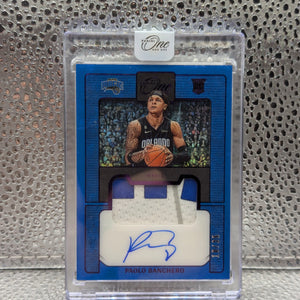 2022 Panini ONE PAOLO BANCHERO Rookie Patcha Auto /35 FRENLY BRICKS - Open 7 Days