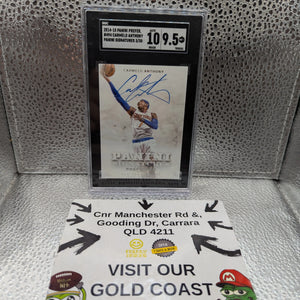 2014-15 Panini Preferred Carmelo Anthony Auto /30 On Card SGC 9.5 auto 10 FRENLY BRICKS - Open 7 Days