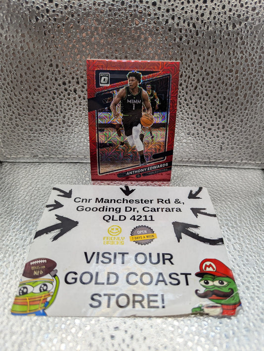 2021-22 Panini Optic Donruss MOJO Anthony Edwards /88 FRENLY BRICKS - Open 7 Days