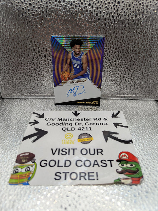 2018-19 Panini Revolution MARVIN BAGLEY III Auto on Card Rookie FRENLY BRICKS - Open 7 Days