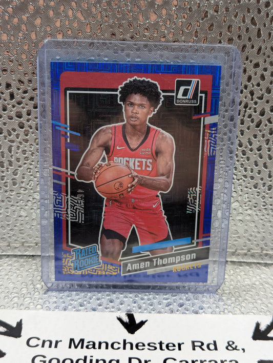 2023-24 Panini Donruss Choice AMEN THOMPSON /49 RATED ROOKIE FRENLY BRICKS - Open 7 Days