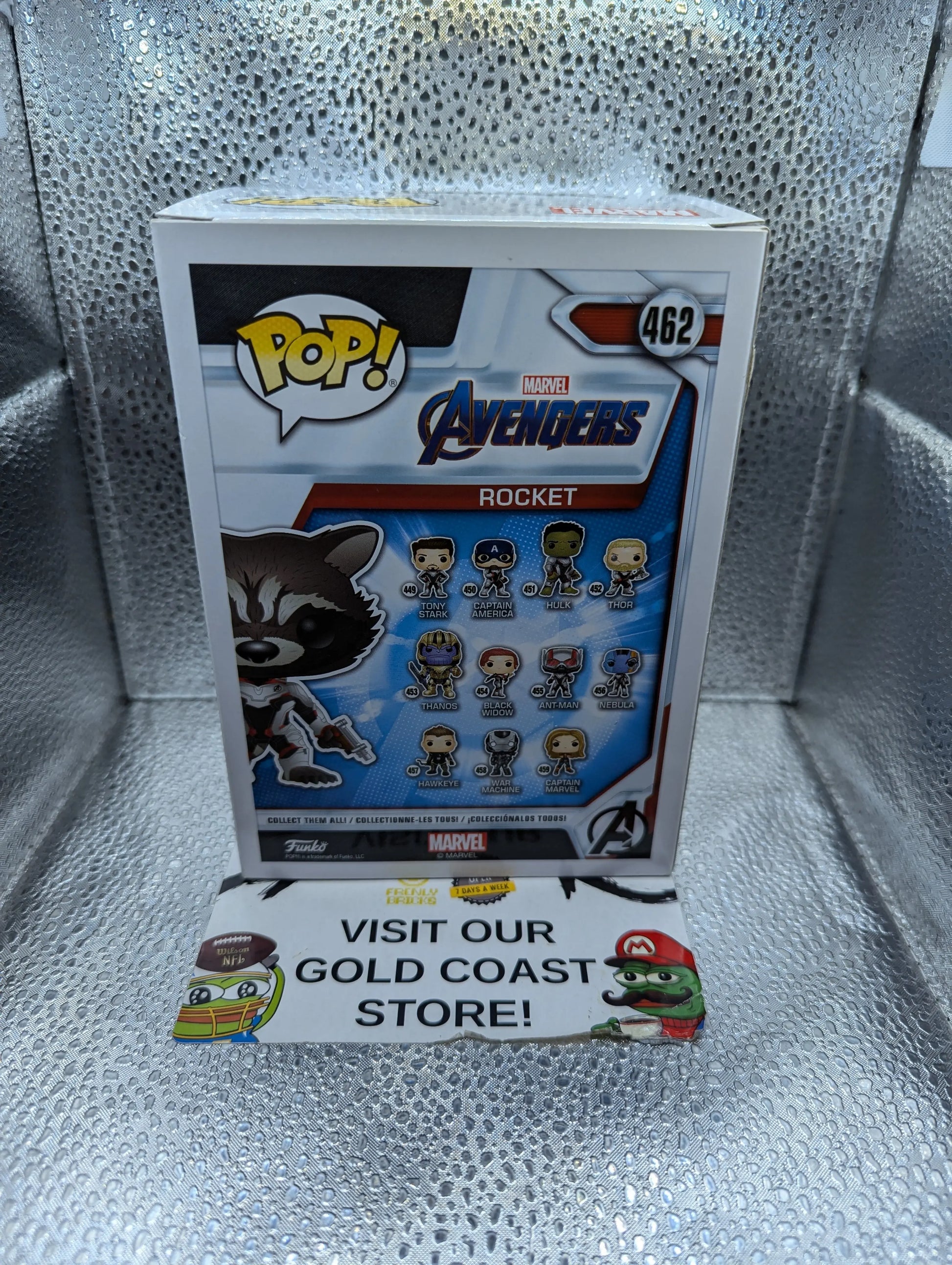 Funko POP Vinyl ROCKET #462 Marvel FRENLY BRICKS - Open 7 Days