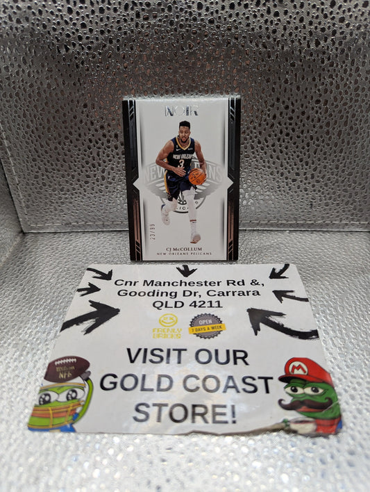 2022-23 Panini NOIR CJ McCollum /99 FRENLY BRICKS - Open 7 Days