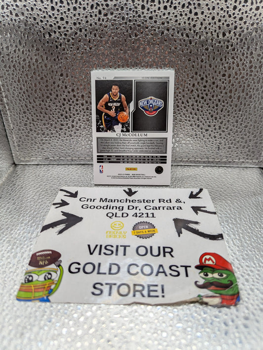 2022-23 Panini NOIR CJ McCollum /99 FRENLY BRICKS - Open 7 Days