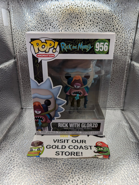 FUNKO POP Vinyl Rick with Glorzo 956 FRENLY BRICKS - Open 7 Days