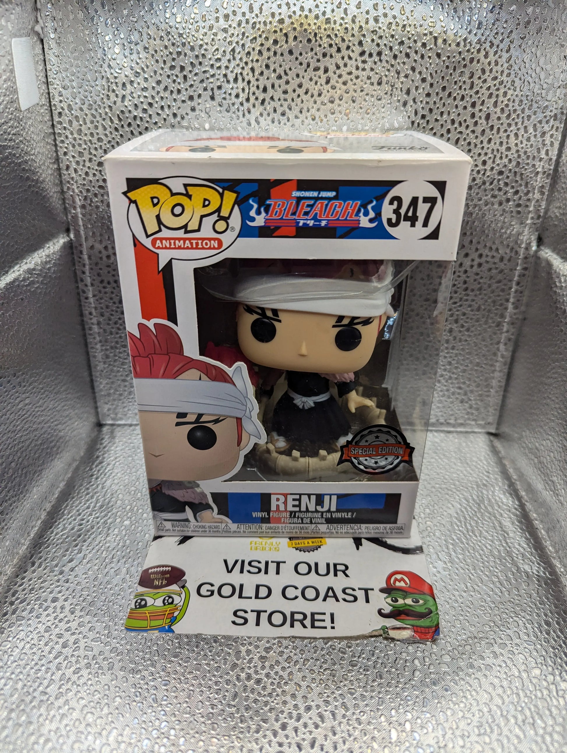 FUNKO POP VINYL Renji 349 Bleach *see photos* FRENLY BRICKS - Open 7 Days