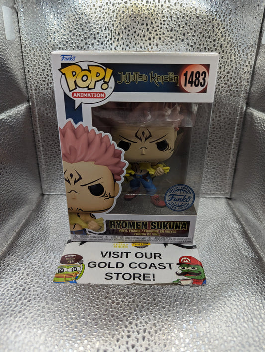 FUNKO POP Vinyl Ryomen Sukuna 1483 Jujutsu Kaisen FRENLY BRICKS - Open 7 Days