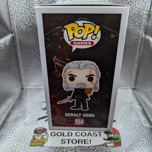 Funko Pop! Games: The Witcher 3: Wild Hunt - Geralt (IGNI) 554 FRENLY BRICKS - Open 7 Days