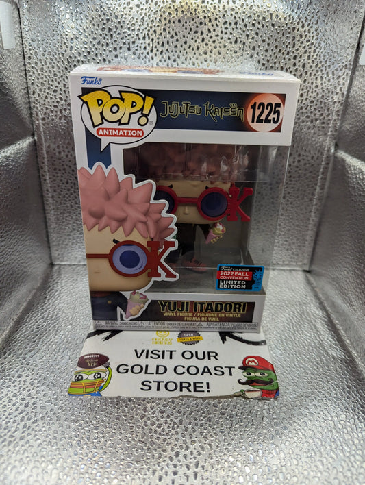 FUNKO POP VINYL Yuki Itadori 1225 Jujutsu Kaisen FRENLY BRICKS - Open 7 Days