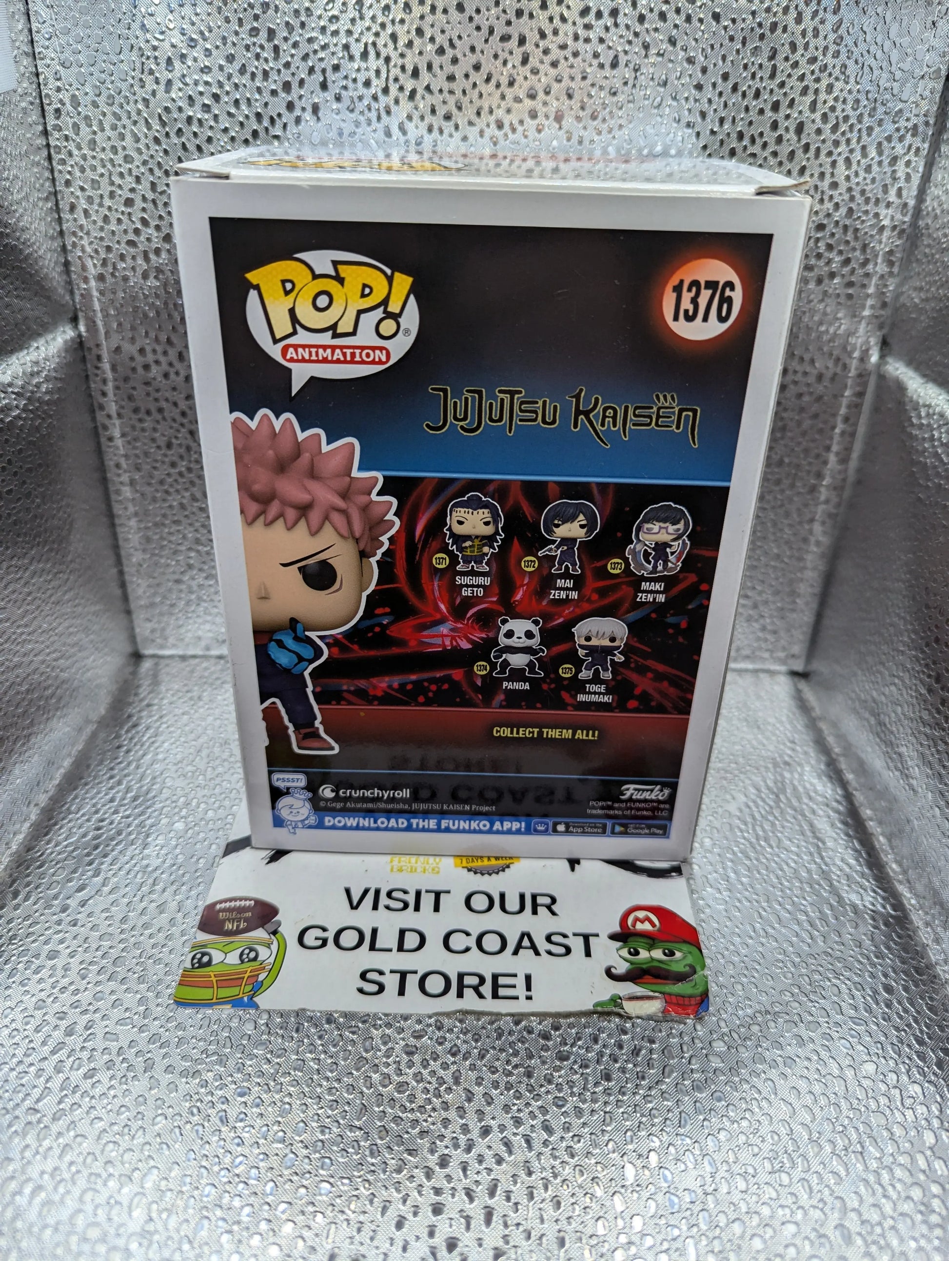 FUNKO POP VINYL Yuji Itadori 1376 Jujutsu Kaisen GLOW FRENLY BRICKS - Open 7 Days