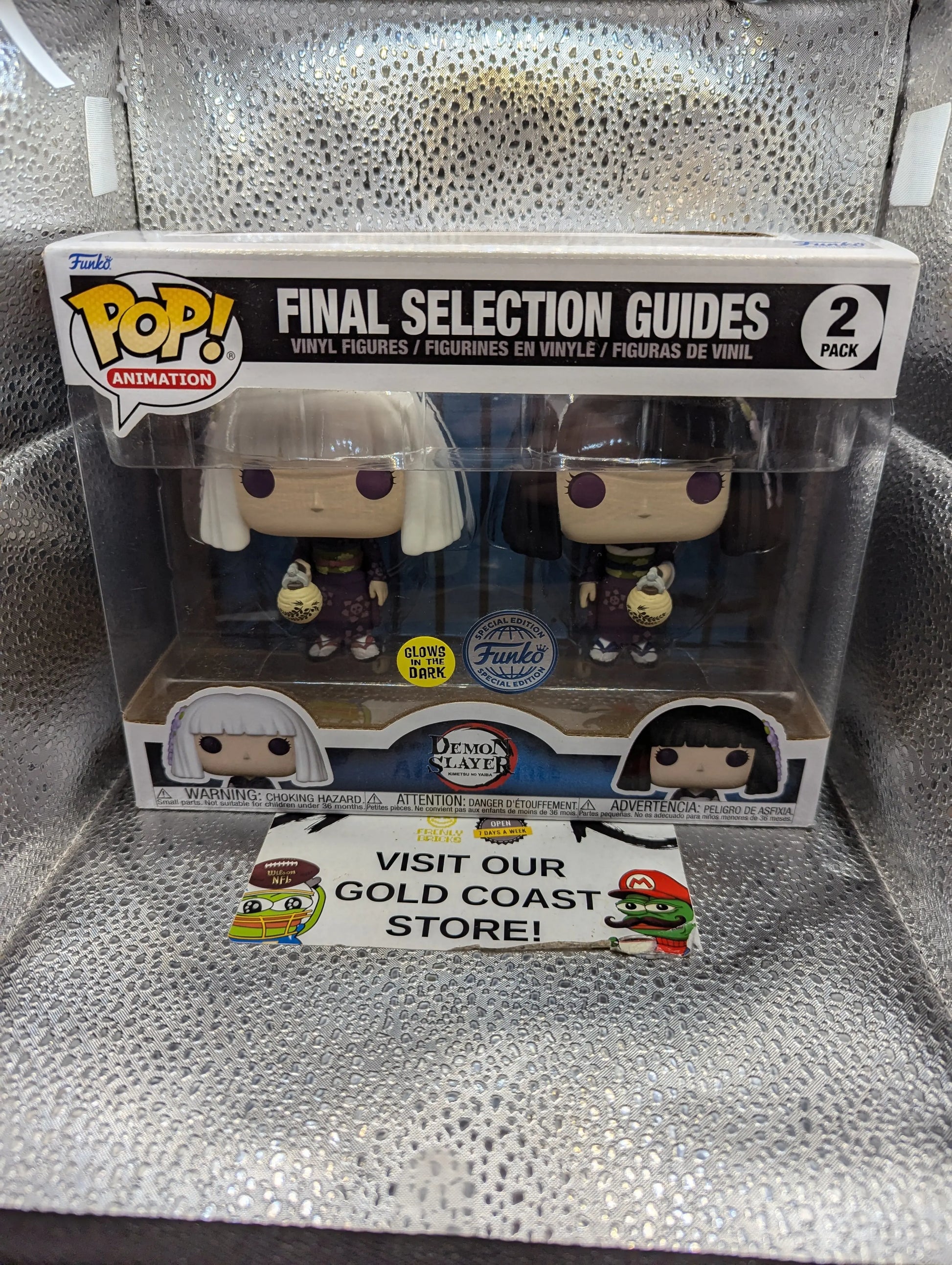 Demon Slayer - Final Selection Guides Glow in the Dark Pop! Vinyl Figure 2-Pack FRENLY BRICKS - Open 7 Days