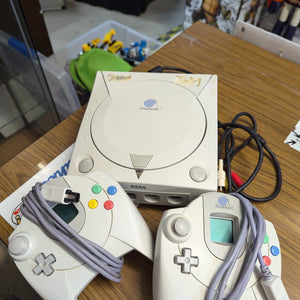 SEGA Dreamcast Console System HKT-3030 PAL Controller & 2x VMU Memory READ DESC FRENLY BRICKS - Open 7 Days