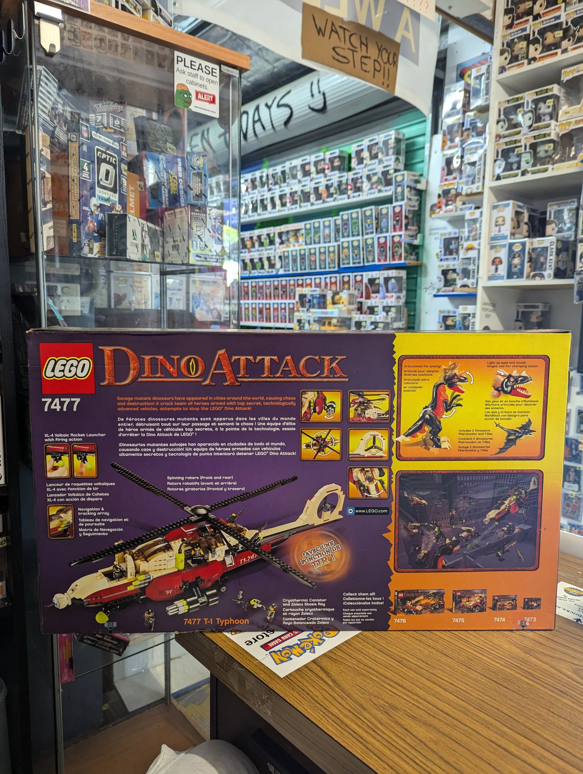 Brand New LEGO Dino Attack 7477 T-1 Typhoon vs. T-Rex Rare Factory Sealed Box! FRENLY BRICKS - Open 7 Days