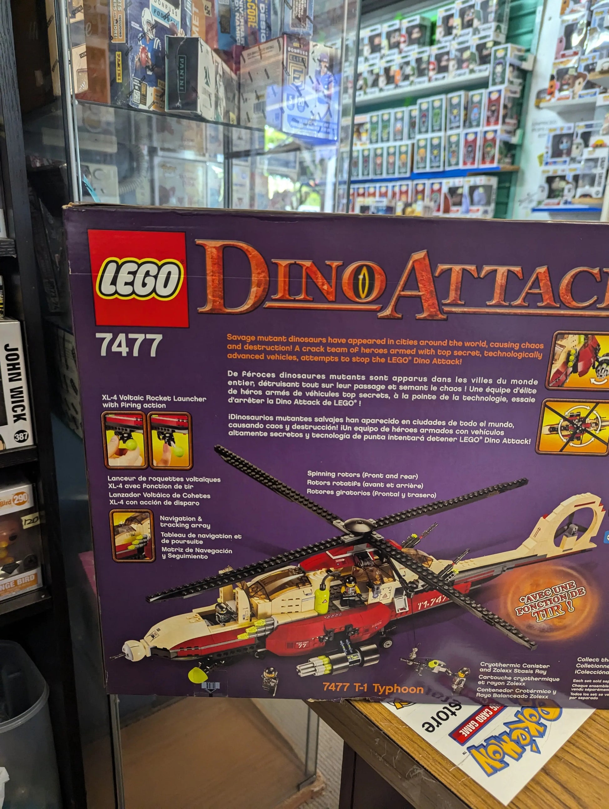 Brand New LEGO Dino Attack 7477 T-1 Typhoon vs. T-Rex Rare Factory Sealed Box! FRENLY BRICKS - Open 7 Days