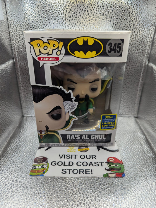 DC Comics Batman Ra's Al Ghul 2020 SDCC Funko Heroes #345 Pop! Vinyl Figure FRENLY BRICKS - Open 7 Days