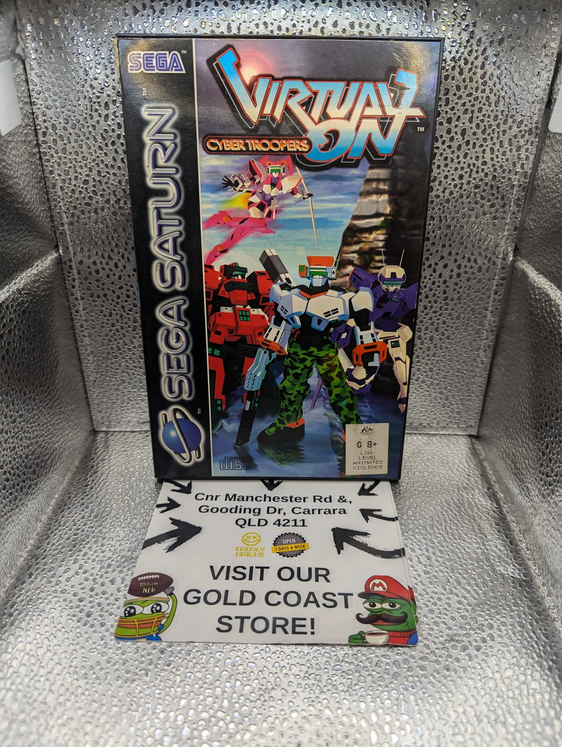 Cyber Troopers Virtual On Sega Saturn SS PAL GC FRENLY BRICKS - Open 7 Days