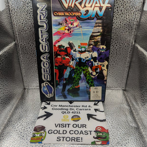 Cyber Troopers Virtual On Sega Saturn SS PAL GC FRENLY BRICKS - Open 7 Days