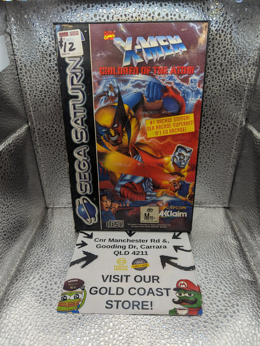 X-Men Children of the Atom - SEGA Saturn - no manual - PAL - Bon Etat FRENLY BRICKS - Open 7 Days