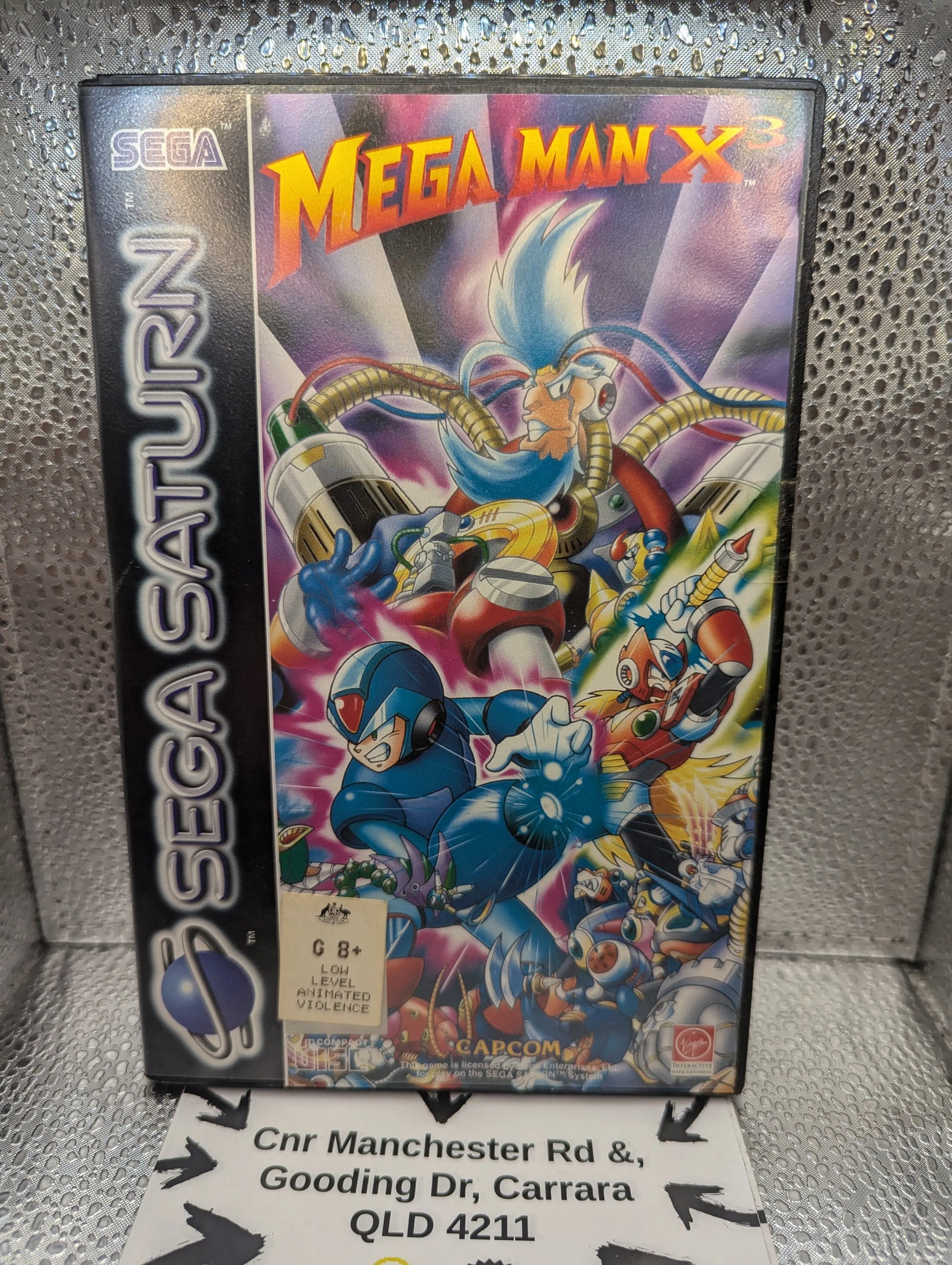 Sega Saturn game Mega Man X3 no disk NO DISK FRENLY BRICKS - Open 7 Days