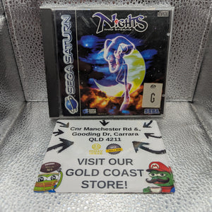 RETRO Nights Into Dreams Sega Saturn PAL VGC FRENLY BRICKS - Open 7 Days