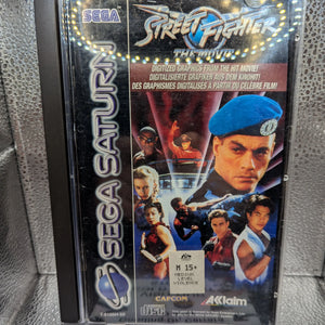 Street Fighter The Movie Sega Saturn [GH] PAL Fighting FRENLY BRICKS - Open 7 Days