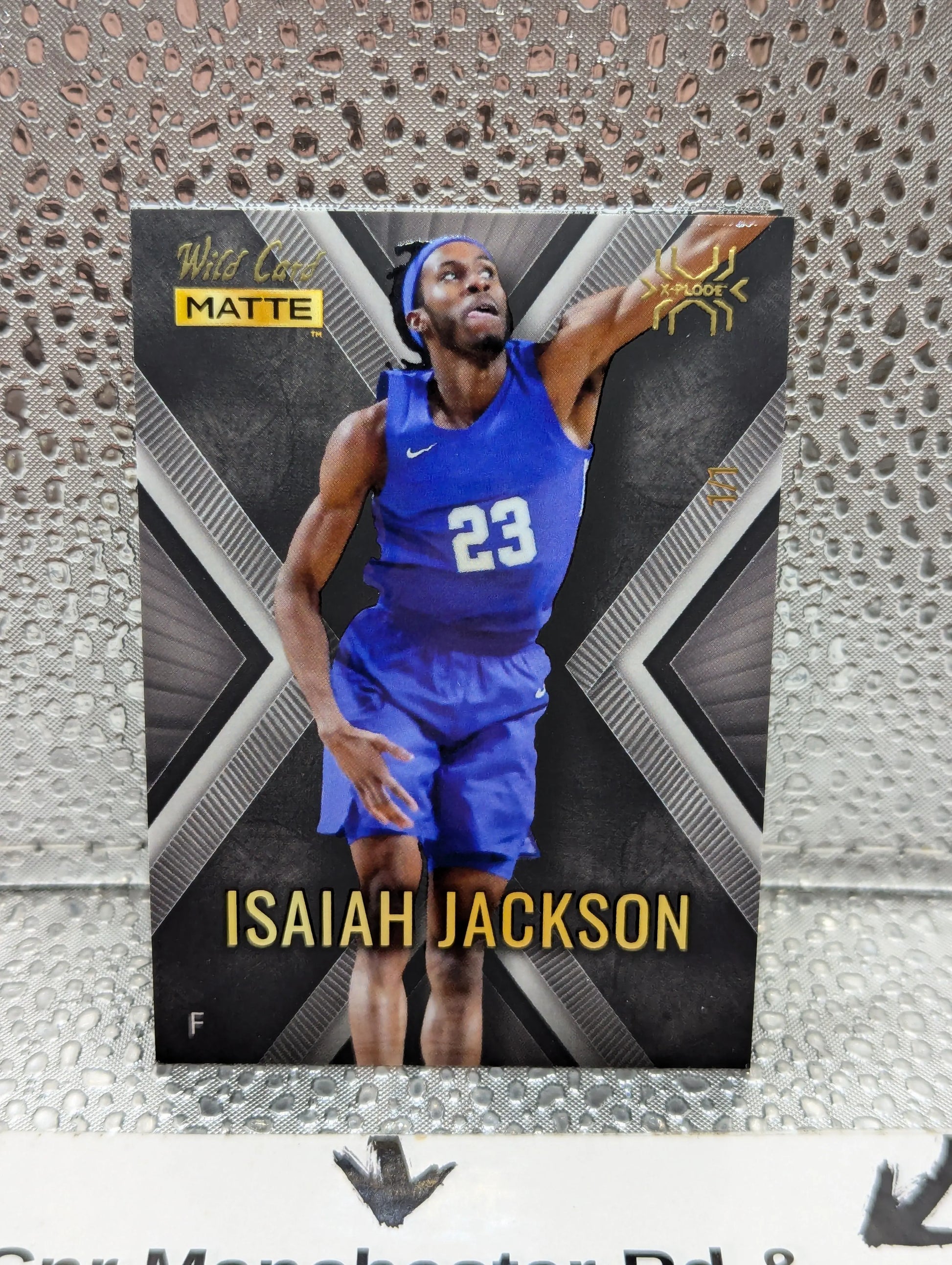 2022 Wild Card Matte X-Plode ISAIAH JACKSON 1/1 FRENLY BRICKS - Open 7 Days