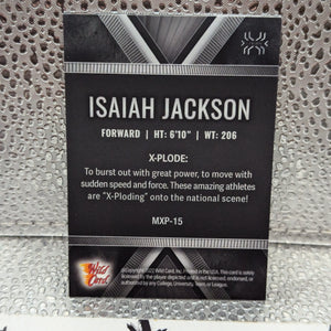 2022 Wild Card Matte X-Plode ISAIAH JACKSON 1/1 FRENLY BRICKS - Open 7 Days