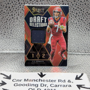 2023-24 Panini Select - CJ Stroud - Draft Selections Patch FRENLY BRICKS - Open 7 Days