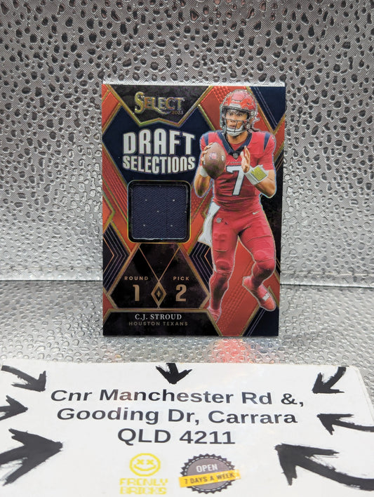 2023-24 Panini Select - CJ Stroud - Draft Selections Patch FRENLY BRICKS - Open 7 Days