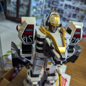 Power Rangers Legacy ~ WHITE TIGERZORD ACTION FIGURE w/DIE CAST PARTS ~ Bandai yellowing* FRENLY BRICKS - Open 7 Days