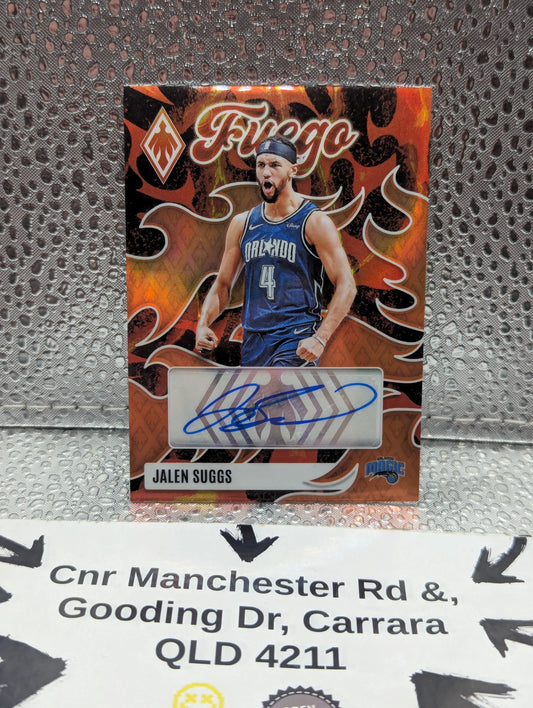 2023-24 Panini Phoenix Jalen Suggs Fuego Autographs Orange Auto /49 Magic FRENLY BRICKS - Open 7 Days