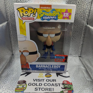 Funko POP! Animation Spongebob Squarepants Barnacle Boy #835 2020 NYCC FRENLY BRICKS - Open 7 Days