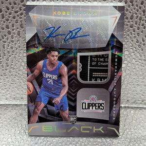 2023-24 Panini Black KOBE BROWN Rookie Patch Auto /5 FRENLY BRICKS - Open 7 Days