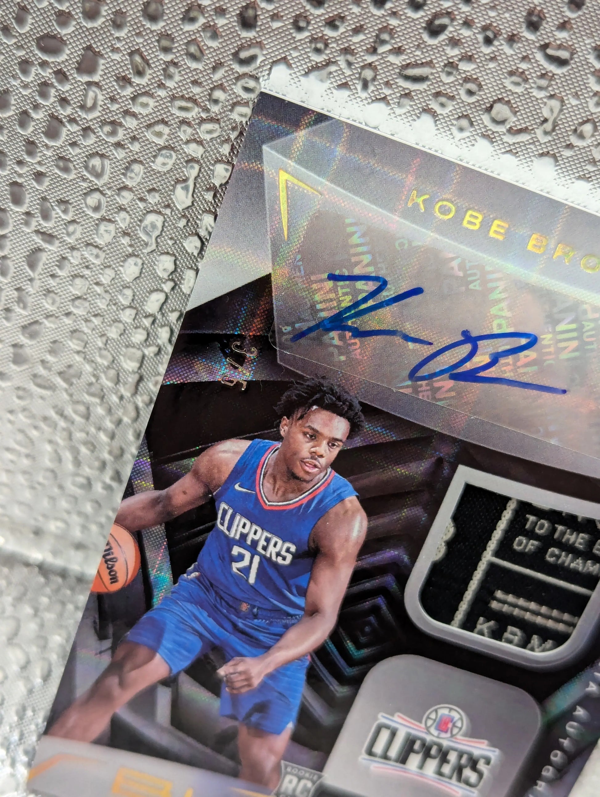 2023-24 Panini Black KOBE BROWN Rookie Patch Auto /5 FRENLY BRICKS - Open 7 Days