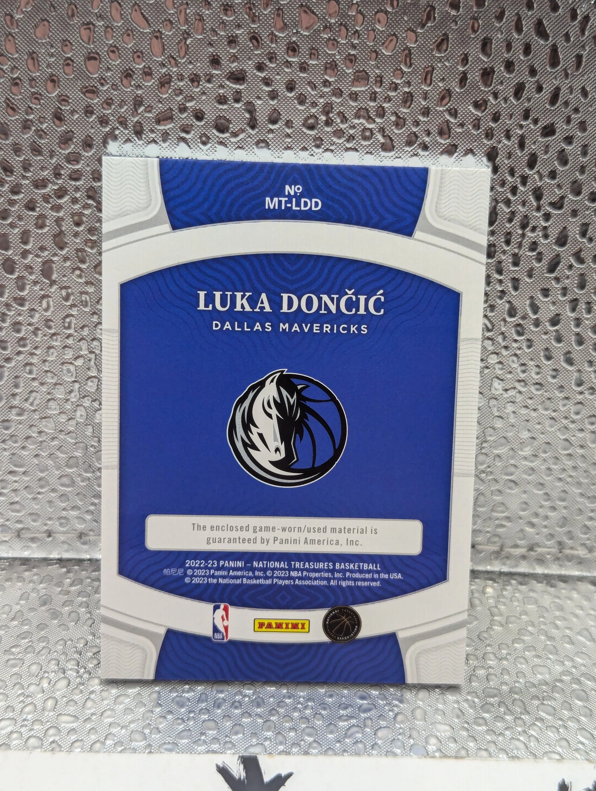 2022 National Treasures Luka Doncic #PATCH /99 Game Worn Jersey FRENLY BRICKS - Open 7 Days