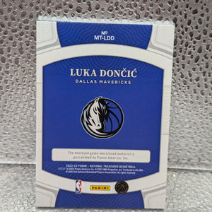 2022 National Treasures Luka Doncic #PATCH /99 Game Worn Jersey FRENLY BRICKS - Open 7 Days