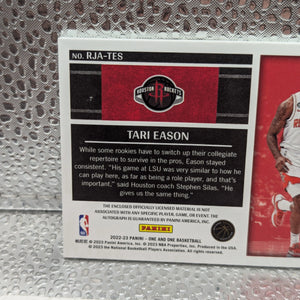 2022-23 Panini One Tari Eason ROOKIE PATCH AUTO /49 on card signature FRENLY BRICKS - Open 7 Days