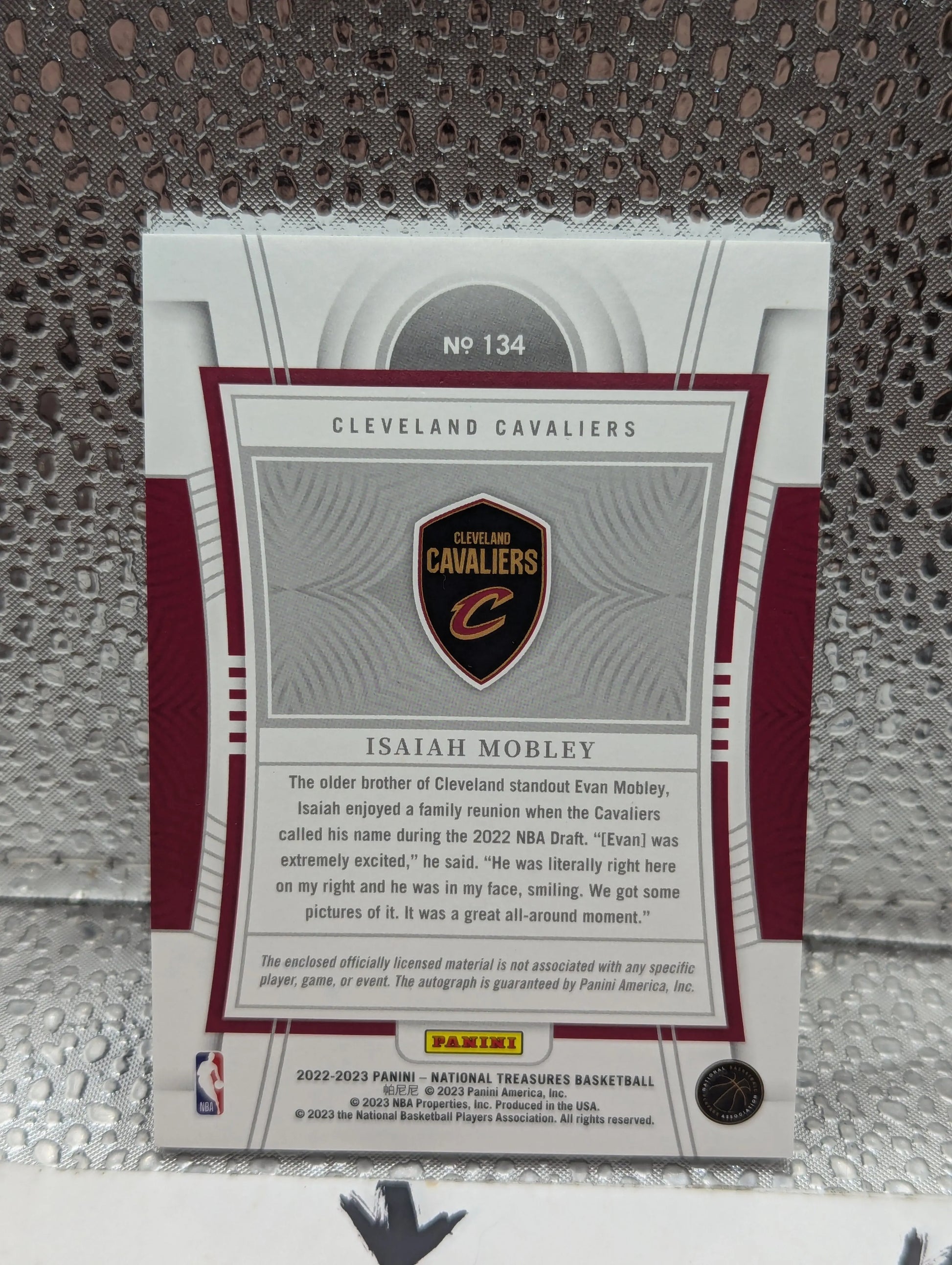 2023 Panini National Treasures Isaiah Mobley Rookie Patch Auto /99 FRENLY BRICKS - Open 7 Days