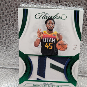 2021-22 Panini Flawless Donovan Mitchell Patch 5/5 FRENLY BRICKS - Open 7 Days