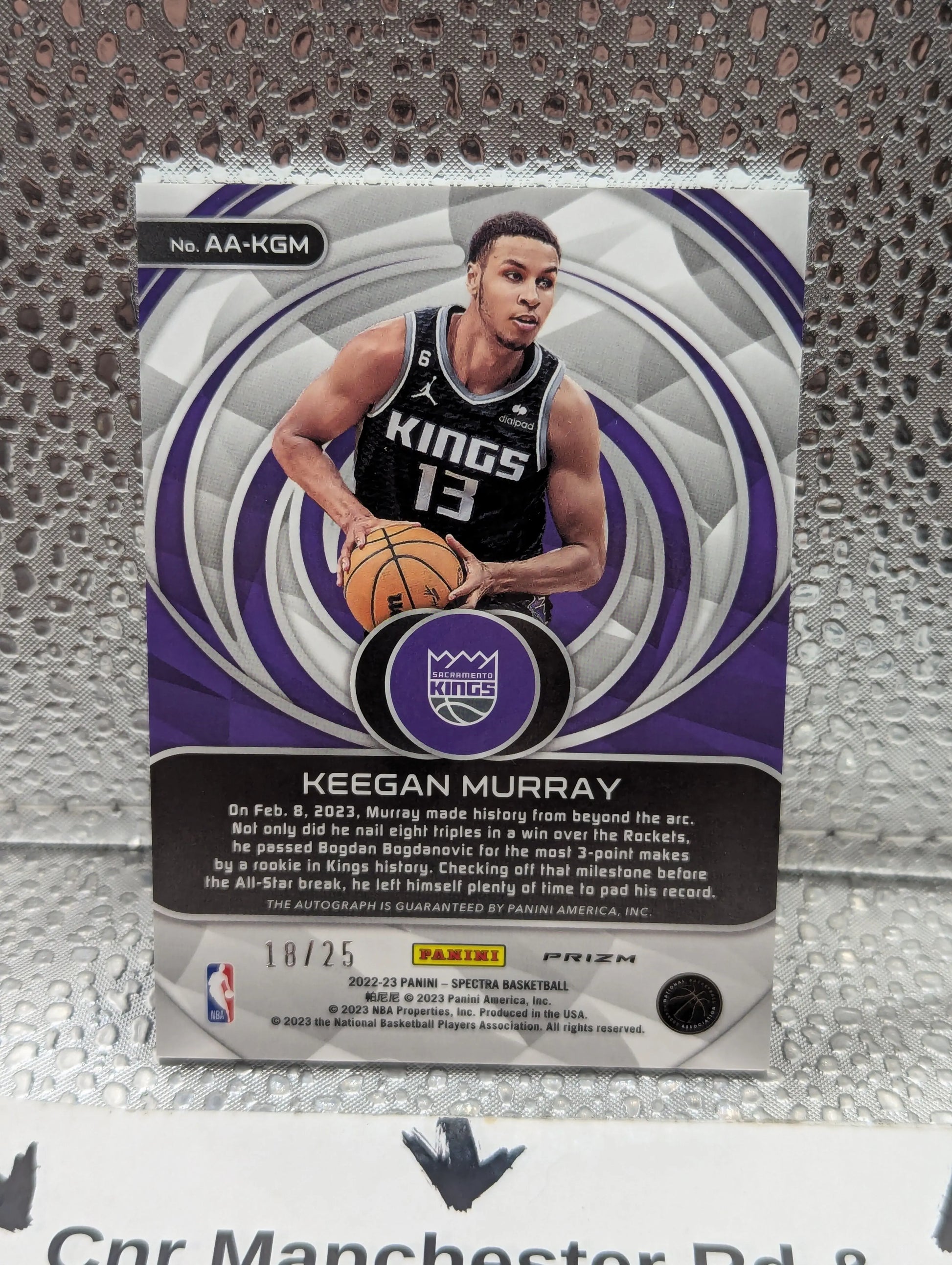 2022-23 Panini Spectra KEEGAN MURRAY Auto /25 FRENLY BRICKS - Open 7 Days