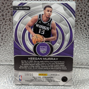 2022-23 Panini Spectra KEEGAN MURRAY Auto /25 FRENLY BRICKS - Open 7 Days