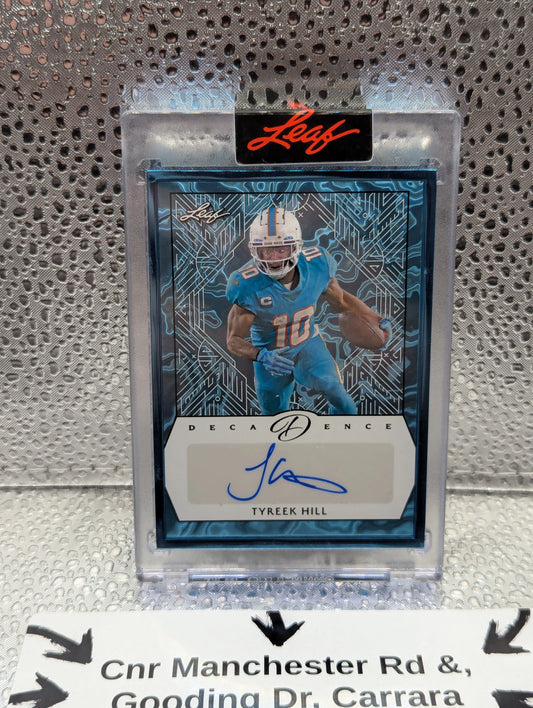 LEAF 2024 Decadence Tyreek Hill /10 Auto BLUE FRENLY BRICKS - Open 7 Days