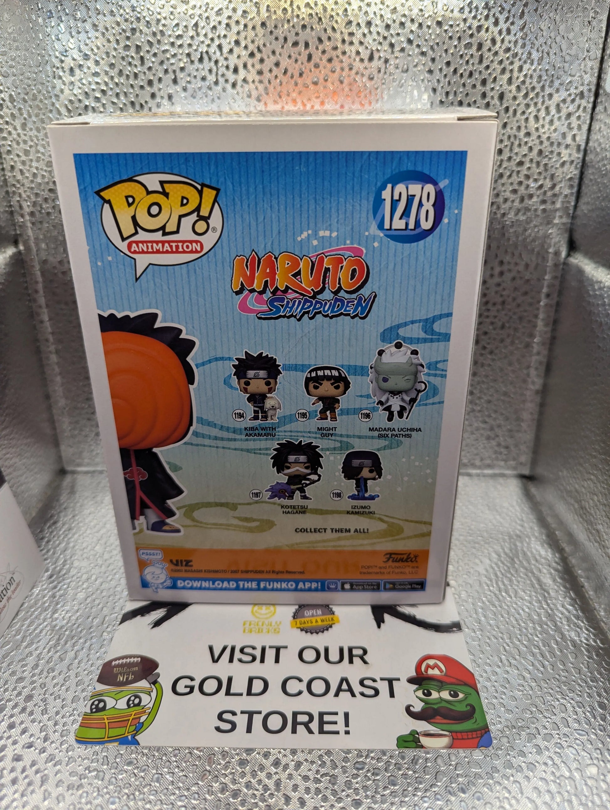 Funko Pop Naruto Shippuden Madara Uchiha 1278 Glow DRAGONS TRADING EXCLUSIVE JSA AUTOGRAPH FRENLY BRICKS - Open 7 Days