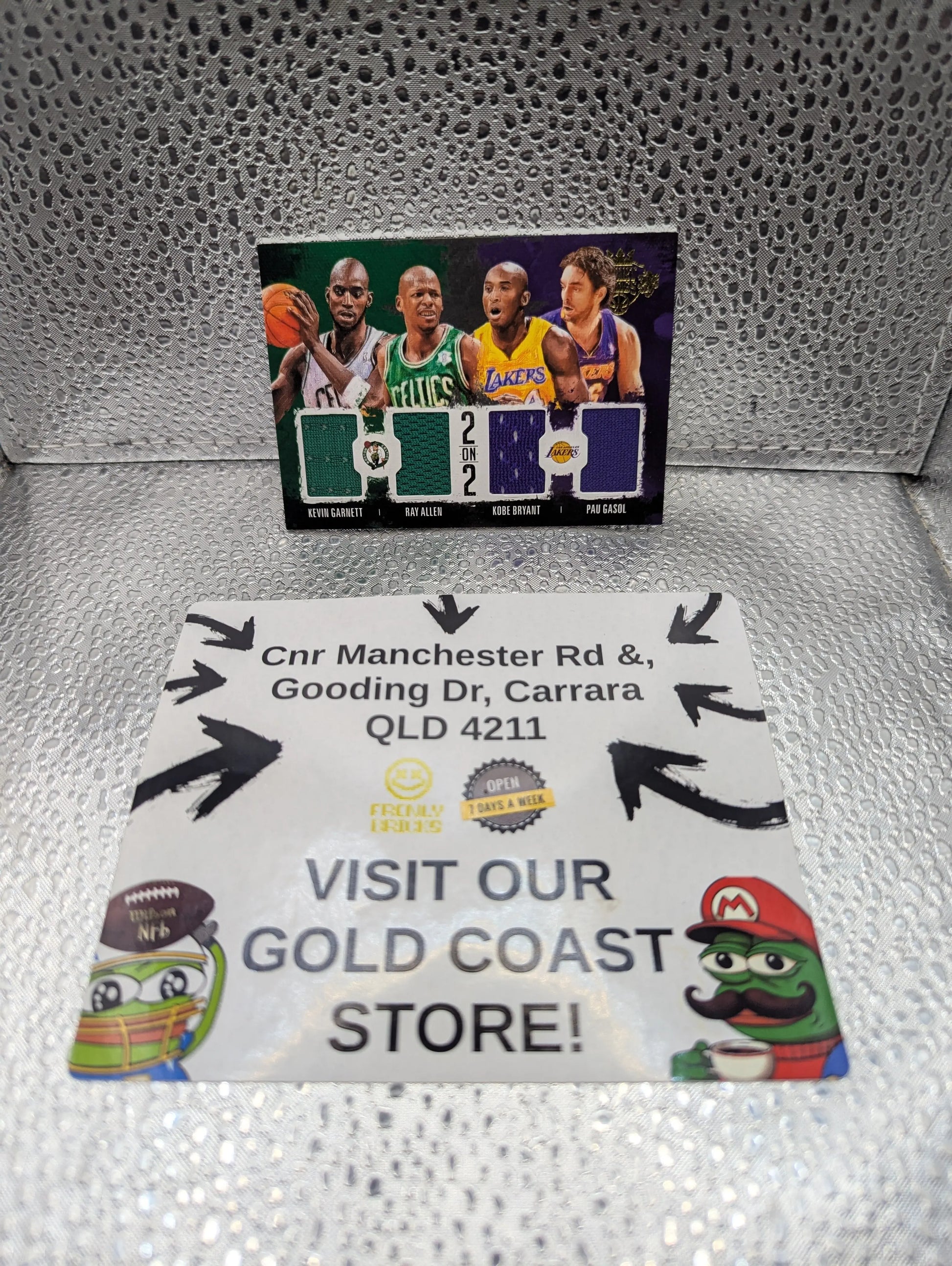 2014-15 Court Kings 2 on Quad Memorabilia /99 Bryant Gasol Allen Garnett FRENLY BRICKS - Open 7 Days